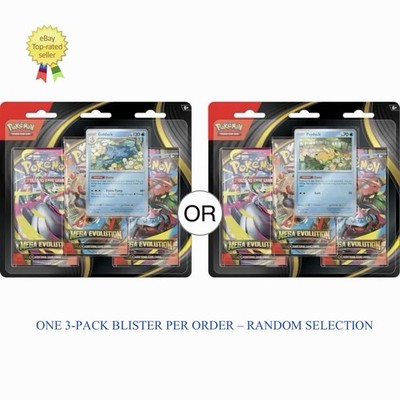 collectible pokemon trading card games mega evolutions 3pk blister Pokmon Game: Evolution Pitch Black Three Booster : Target 1 Basic Energy Best Pokmon TCG Mega Evolution