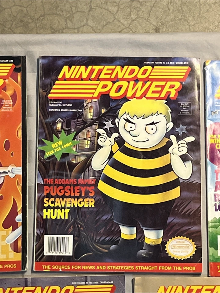 1185) Nintendo Power Magazine Lot 1993 #44-55 Mario Star Wars Zelda Batman - Image 3 of 4