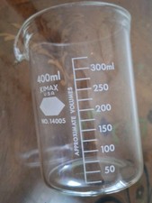 400ml Beaker No.14000 Kimax Lab Glass; Made in USA