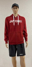 Yonex Full Zip Hoodie Unisex Weinrot