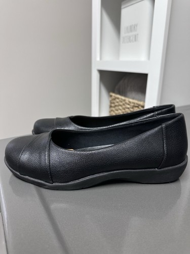 Ballerine donna Comfortview taglia 8 larghe nere ecopelle comode slip on piatte - Foto 5 di 8