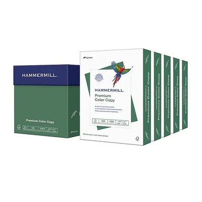 Hammermill 8.5'' x 11'' Premium Color Copy Paper, 28 lbs., 100 Brightness, 2500 Sh