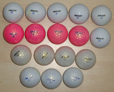17 PRECEPT LADY iQ PLUS / iQ+ Golfbälle - in TOP Zustand (siehe Fotos)