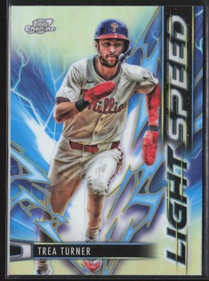 2025 Topps Chrome Cosmic #LS-8 Trea Turner Light Speed