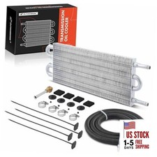 Transmission Oil Cooler, Universal Aluminium 4 Pass Tube and Fin, Towing Up
