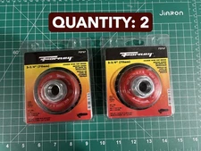 NOS 2-pack lot Forney Knot Wire Cup Brush 2-3/4” Angle Grinder .020 Wire 72757