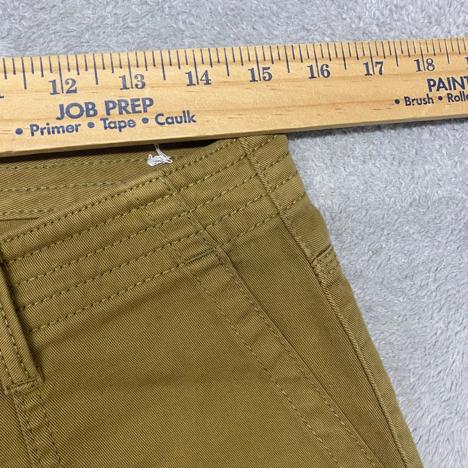 Pantalones prAna Mujer 6 Retro Oliva Sancho Novio Parche Bolsillo Algodón Orgánico Foto 2 de 4