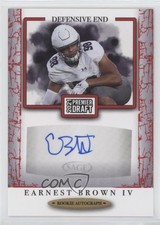 2021 Sage Premier Draft Auto Red Earnest Brown IV #A54 Auto 1u6
