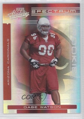 2006 Playoff Absolute Memorabilia Spectrum Silver /100 Gabe Watson Rookie RC 0b5