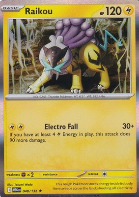 Raikou Rare ME01: Mega Evolution 048/132 NM