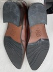 Stefano Castelli Mens Brown Leather Slip On Loafer Dress Shoes Size EU 43 — photo 5