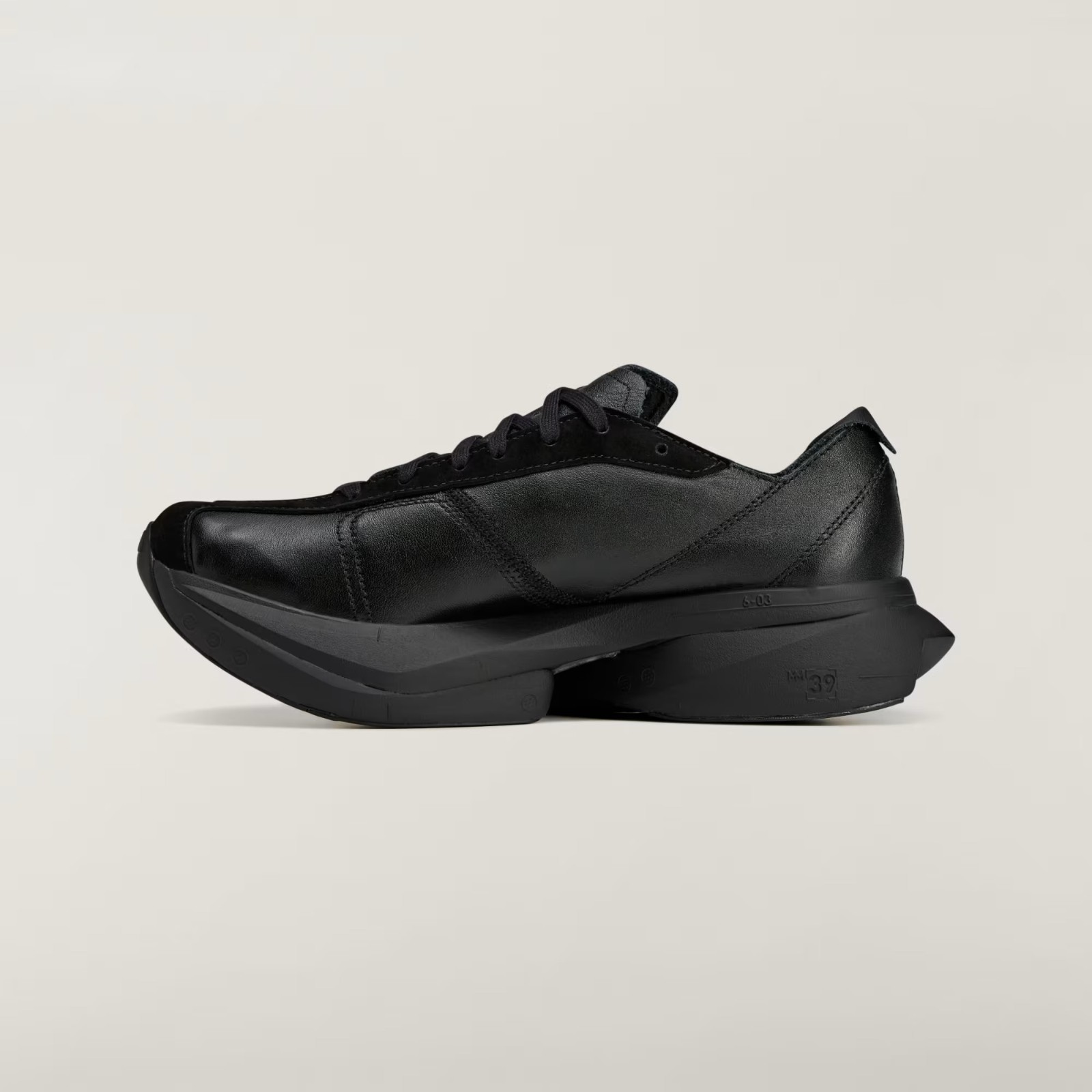 adidas Y Y-3 ADIOS PRO 3.0 LX JR4205 Black / Black / Off White Men's Size image 5