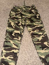 RSQ Camo Stretch Drawstring Double Pocket Jogger Pants Size Large NWT