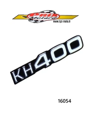 KAWASAKI 400 KH 1976/1977 BADGE SIGLE EMBLEME CACHE LATERAL NEUF - Photo 1/2