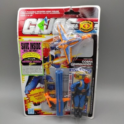 1990 Hasbro G.I. Joe Cobra Leader Commander Enemy Action Figure VTG New Sealed