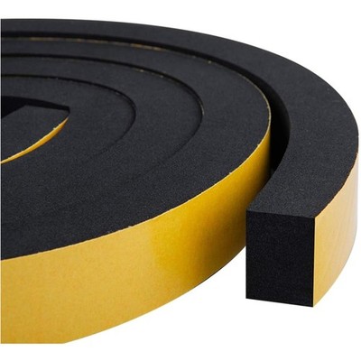 Customizable Neoprene Foam Insulation Tape | 2 Rolls, 1'' x 3/4'', 13 Feet Total