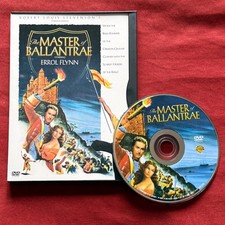 THE MASTER OF BALLANTRAE Errol Flynn Region 1 DVD - Mint & Complete