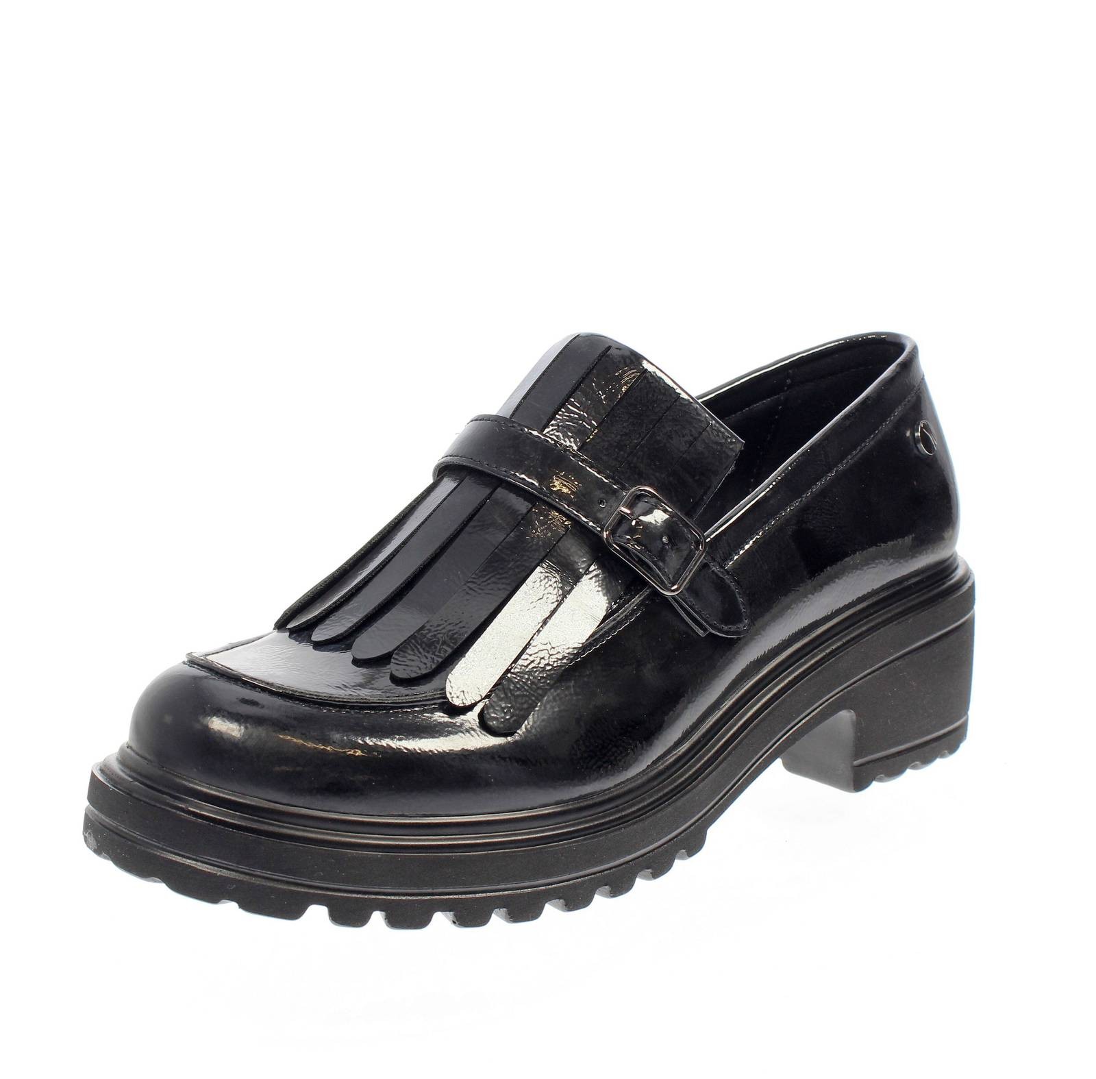 Синие Мокассины In Vernice Nero - Taglia 40 262 см Scarpe Donna Mocassini 14090₽