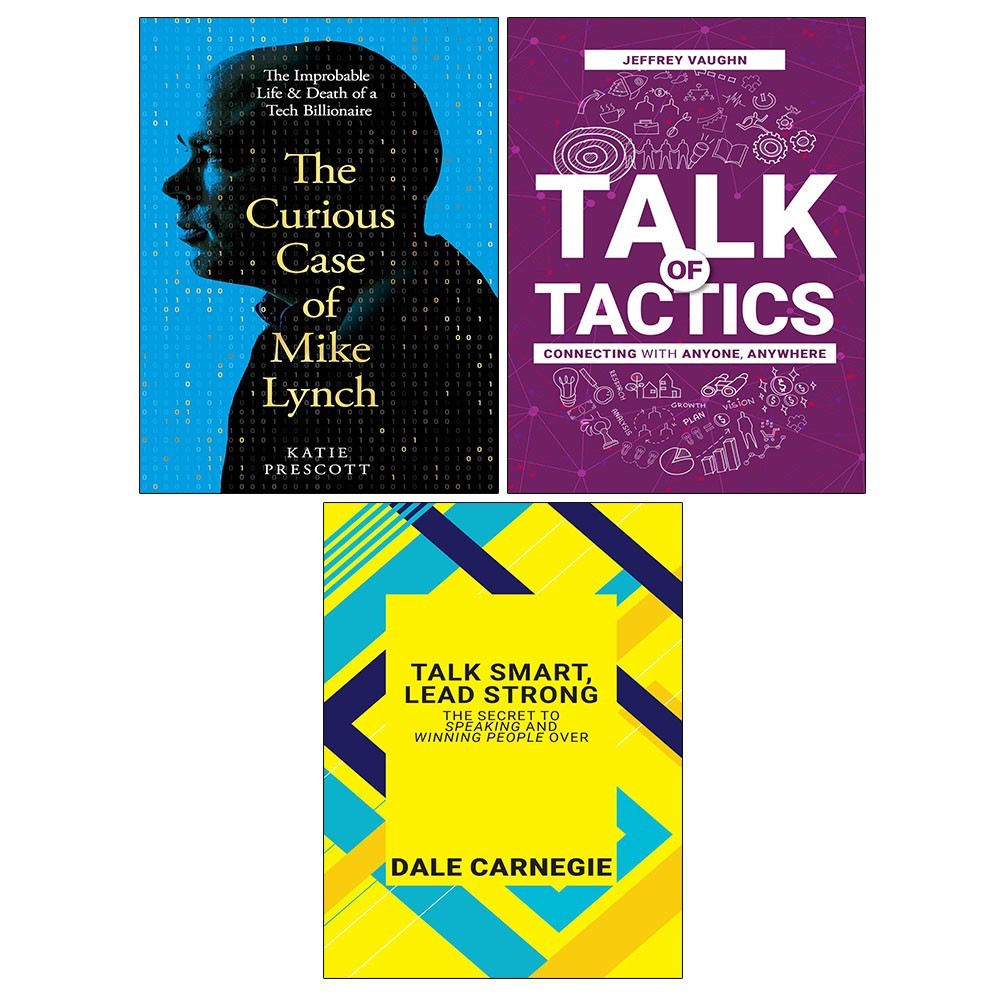 Curious Case of Mike Lynch (HB), Talk Smart Lead Strong,Talk of Tactics 3 Books