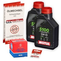Honda NX 250 Dominator (MD21) 88-90, Motul 10W40 Ester ÖL + Miw ÖLfilter Set