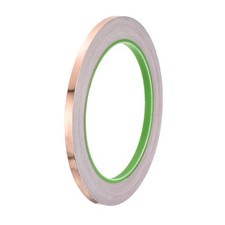 Copper Foil Tape 0.2 Inch x 66 Feet 0.05mm Thick Double Sided Conductive
