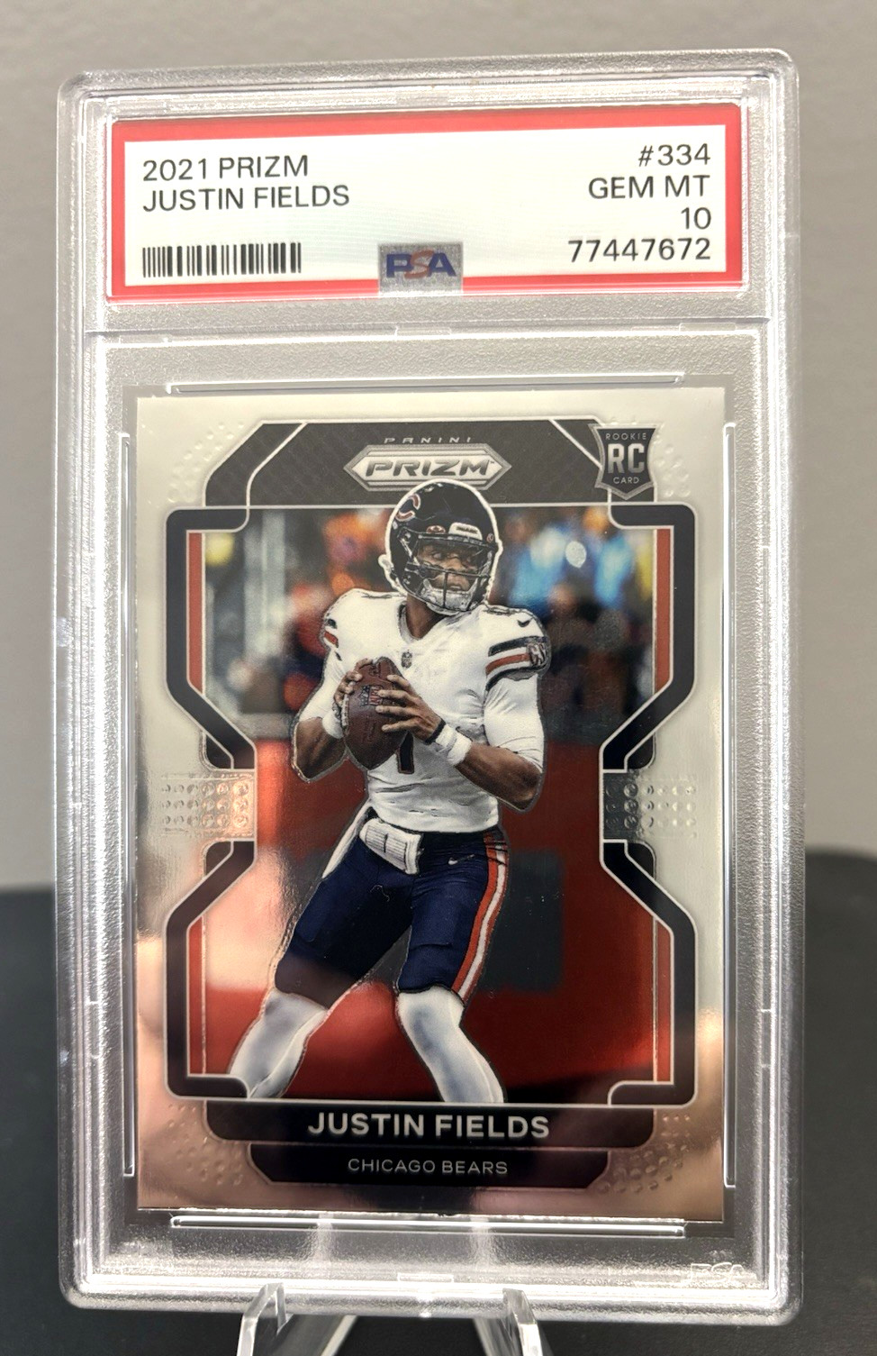 Justin Fields Panini Prizm #334 Base