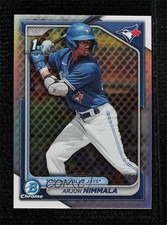 2024 Bowman Chrome Prospects Refractor /499 Arjun Nimmala #BCP-142 ub8