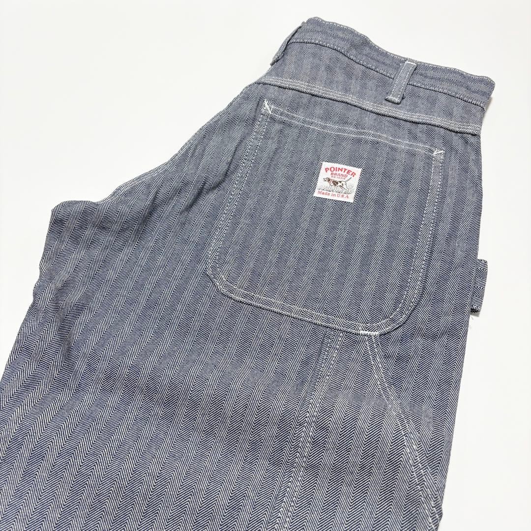 POINTER Painter Pants Work Pants Size 30 Herringb… - image 1