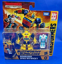 Transformers Buzzworthy Bumblebee War Cybertron Core Bumblebee & Spike Witwicky