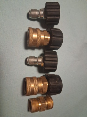 #ad Pressure Washer Quick Connect Adapter Kit #1 Used Good Working Condition $28.99