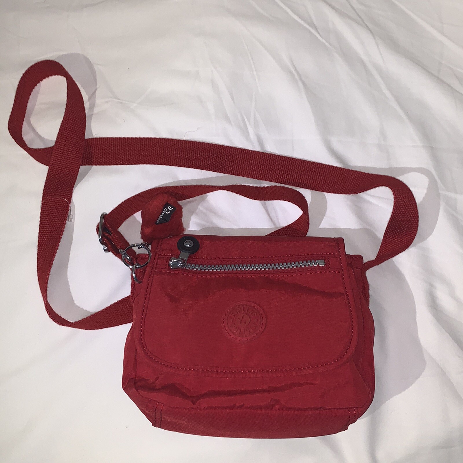 kipling red purse