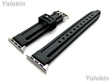 Modern Black Strap Band with Adapters (S-RASDMD) for Apple 41mm Watch 9 8 Series