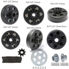 16mm-20mm Bore 10T 12T 13T Centrifugal Clutch 420 428 35 Sprocket for Drift ATV
