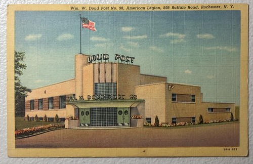 Postal Rochester Nueva York Legión Americana William Doud Postal No 98 Exterior - Imagen 2 de 4