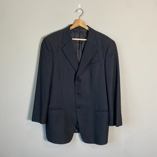 Giorgio Armani Collezioni Men's 42R* Wool Sport Coat Dinner Jacket Blazer Gray - Picture 2 of 15