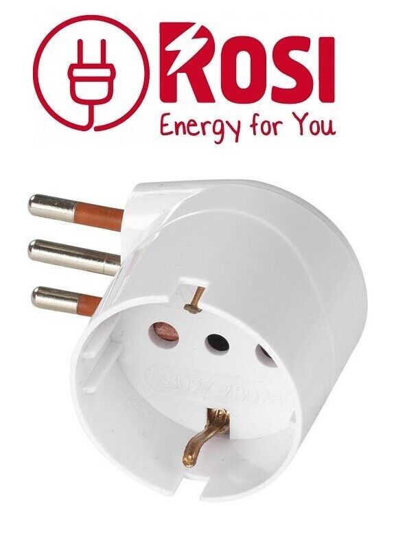 Adattatore Schuko 90° Salvaspazio - 16A 2P+T Nero, Per Prese In Spazi Stretti, Brevettato Unika - Foto 2