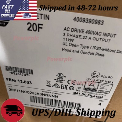 NEW~ Allen Bradley  20F11NC022JA0NNNNN  PowerFlex Air Cooled 753 AC Drive