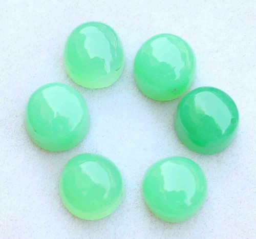 Chalcedony Cabochon Gemstone For Jewelry ONYX Gems Round 31.20 CT 10 mm Pic