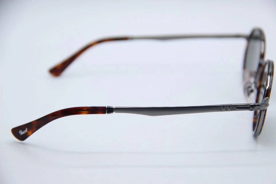 NUEVAS GAFAS DE SOL PERSOL P 2457-S 513/31 HAVANA GUNMETAL MONTURAS AUTÉNTICAS 52-21 Foto 4 de 4