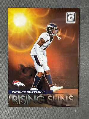 2021 Donruss Optic #RS-10 Patrick Surtain II Rising Suns Black Pandora /25!