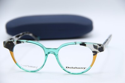 NEW DOLABANY EYEWEAR REMEMBER ME TEAL DEMI AUTHENTIC EYEGLASSES W/CASE 47-17