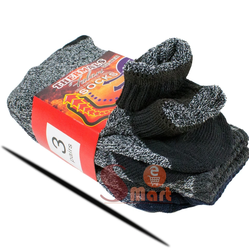 3 пары мужских зимних мягких теплых сверхпрочных ботинок носков 9-13 - Изображение 4 из 4