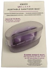 HoMedics UV-Clean Portable Rechargeable Sanitizer Bag - Gray - New in box