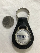 Fisher Auto Boulder Colorado Dealership Keychain Key Ring #36170