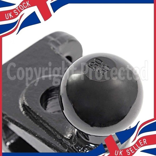 3.5T TONNE 50MM TOW BALL & PIN HITCH TOWING BAR JAW COUPLING ECE R55 APPROVED - Picture 5 of 6