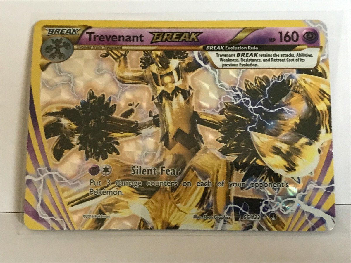 trevenant break pokemon card value Trevenant BREAK ULTRA RARE 66/122 Pokemon XY Breakpoint NM HOLO