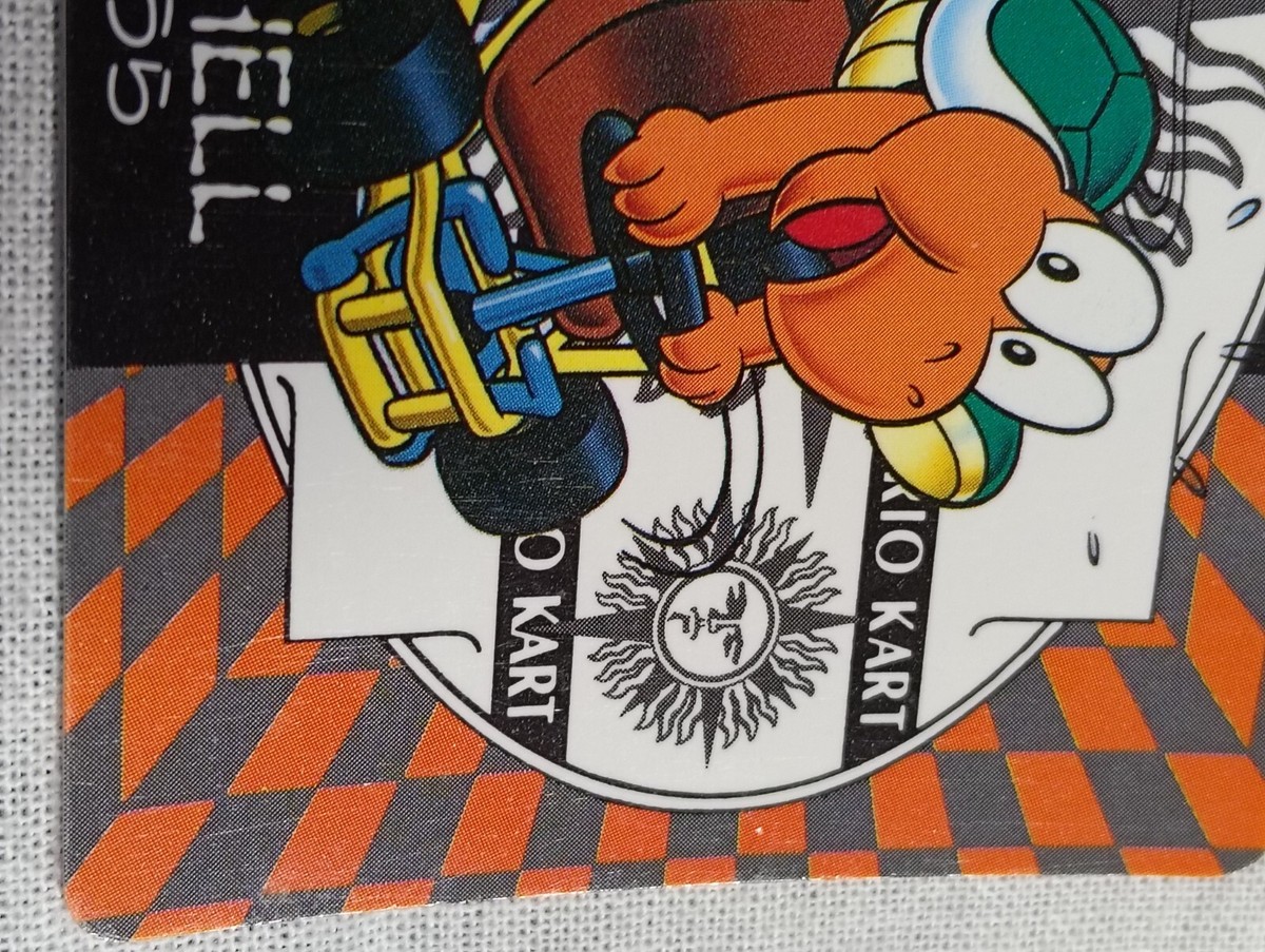 Super Mario Kart Carddass Japanese Banpresto Card 1993 Nintendo