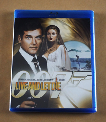 Live and Let Die (Blu-ray Disc, 1973, 2008)  Roger Moore  007 James Bond   NEW