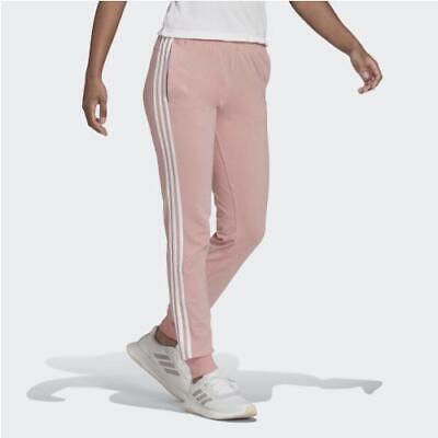 comprare Adidas Pantalone Essentials 3-Stripes Single Jersey, Donna -  (Mauve/Bianco)