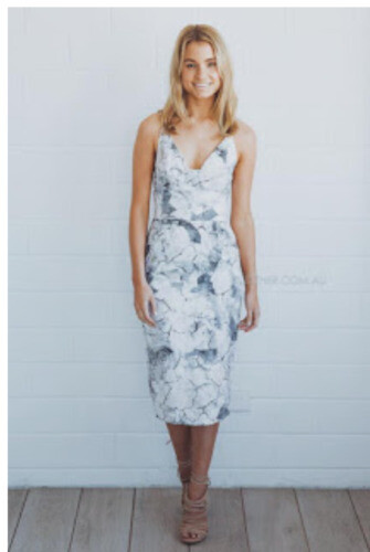pasduchas perry midi dress EVEREVE Women's Perry Midi Dress, Size Large, Navy Blue, Cotton